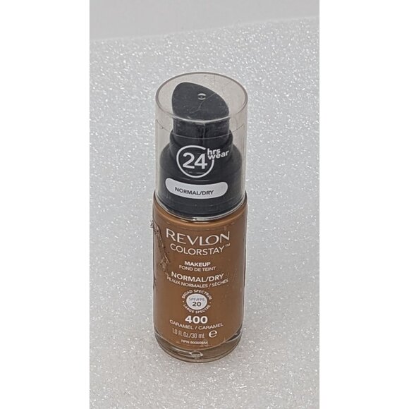 Revlon Colorstay Makeup SPF 20 Normal/Dry Skin 24-Hour Wear 400 Caramel/Caramel - Picture 1 of 1